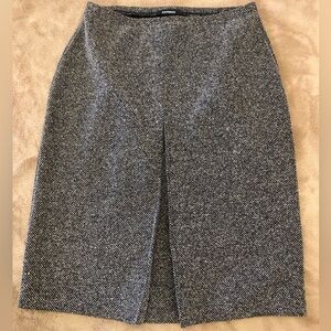 Express Skirt y2k Tweed Size XS Gray and Black Speckled